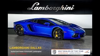 2013 Lamborghini Aventador LP 700-4 Blu Nethuns LC491