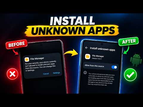 How to install Unknown Apps on Android in 2026 || Android app not installed fix 2026