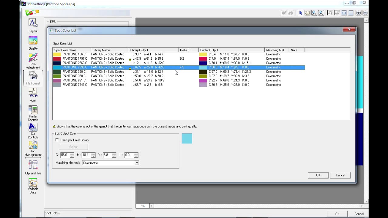 roland cut studio tiling select