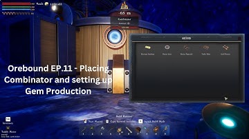 Orebound - Combinator & Gem production is set up