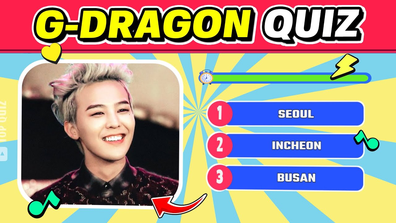 G-Dragon Superfan Quiz!