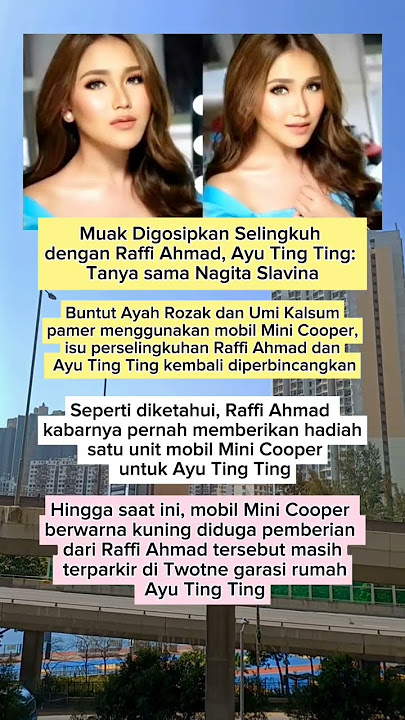 Muak Digosipkan Selingkuh dengan Raffi Ahmad, Ayu Ting Ting: Tanya sama Nagita Slavina #shorts