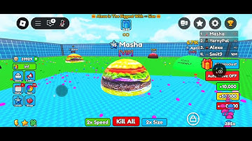 [NEW WR] eat blobs simulator Infinity size walkthrough ft. ibitevanilbeanstoes & smellvanilbeansfeet