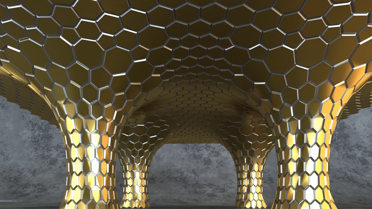 【3dsmax Model tutorial】3dsmax Making a script hexagon（Chinese taught ...