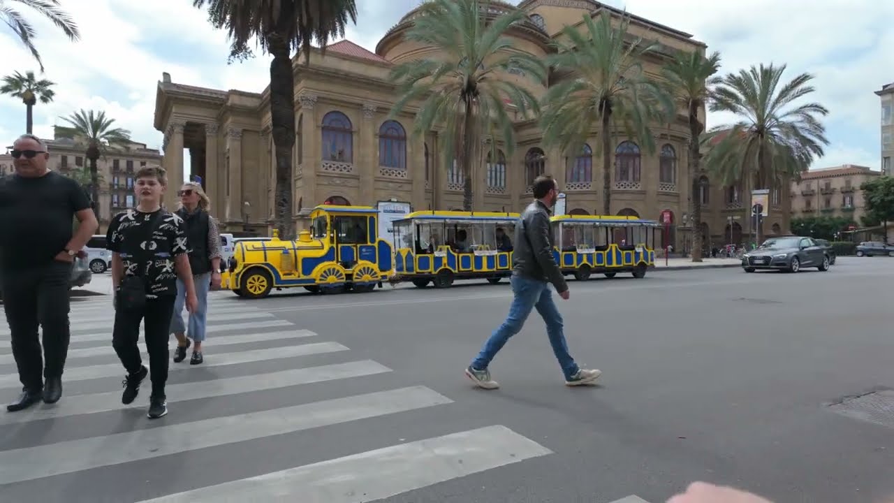 Palermo, Sicily (Italy) 4K Bike Ride: Unfiltered POV City Tour | 01:11 PM, March 13, 2025