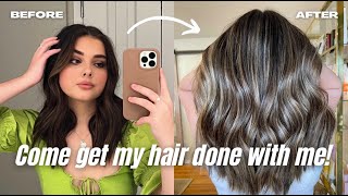 come with me to get my hair done! 🤎 what i asked for, hair 360°, inspo pics, etc. by ashley kay 21,522 views 2 years ago 5 minutes, 26 seconds