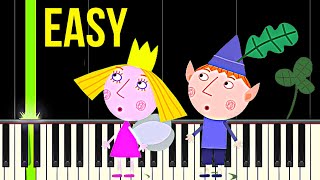 Ben & Holly's Little Kingdom's Theme Easy Piano Tutorial For Beginners - Learn to play Piano