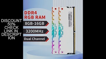 ENVINDA DDR4 PC RAM Memoria 8GB 16GB 3200MHz DIMM Desktop Computer Memory Rams No Support AMD Mother