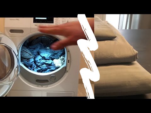 Come asciugare le lenzuola in asciugatrice evitando che si stropiccino e appallottolino