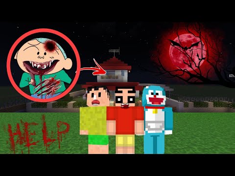 شين تشان يلتقي بأكثر ماساو رعب ا في ماين كرافت