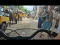 Suasana bersepeda di gili trawangan lombok