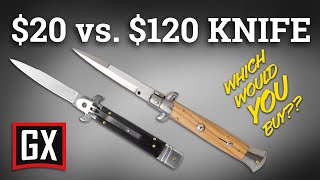 $20 vs. $120 Italian Style Knife