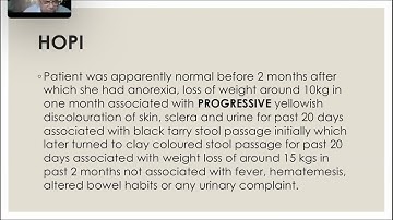 Case Presentation - Obstructive Jaundice - Periampullary Carcinoma (12.07.22)