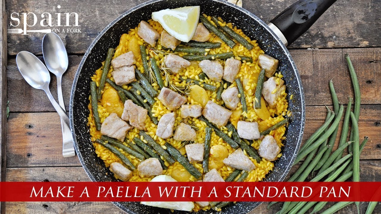 Making a Spanish Paella without a Paella Pan