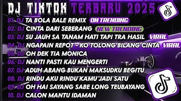 DJ TIKTOK TERBARU 2025 | DJ TABOLA BALE REMIX 🎵DJ CINTA DARI SEBERANG 🎵| FULL ALBUM