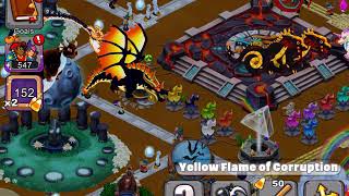 dragon vale how to evolve chromacorn into corupticorn🐲🦄