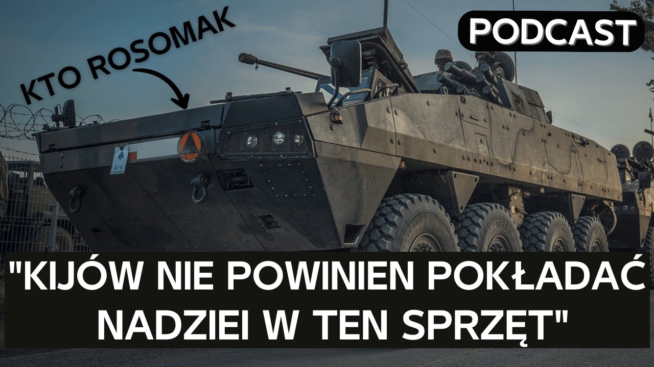 Rosyjski ekspert bez entuzjazmu komentuje pojawienie się polskich Rosomaków na Ukrainie [PODCAST]