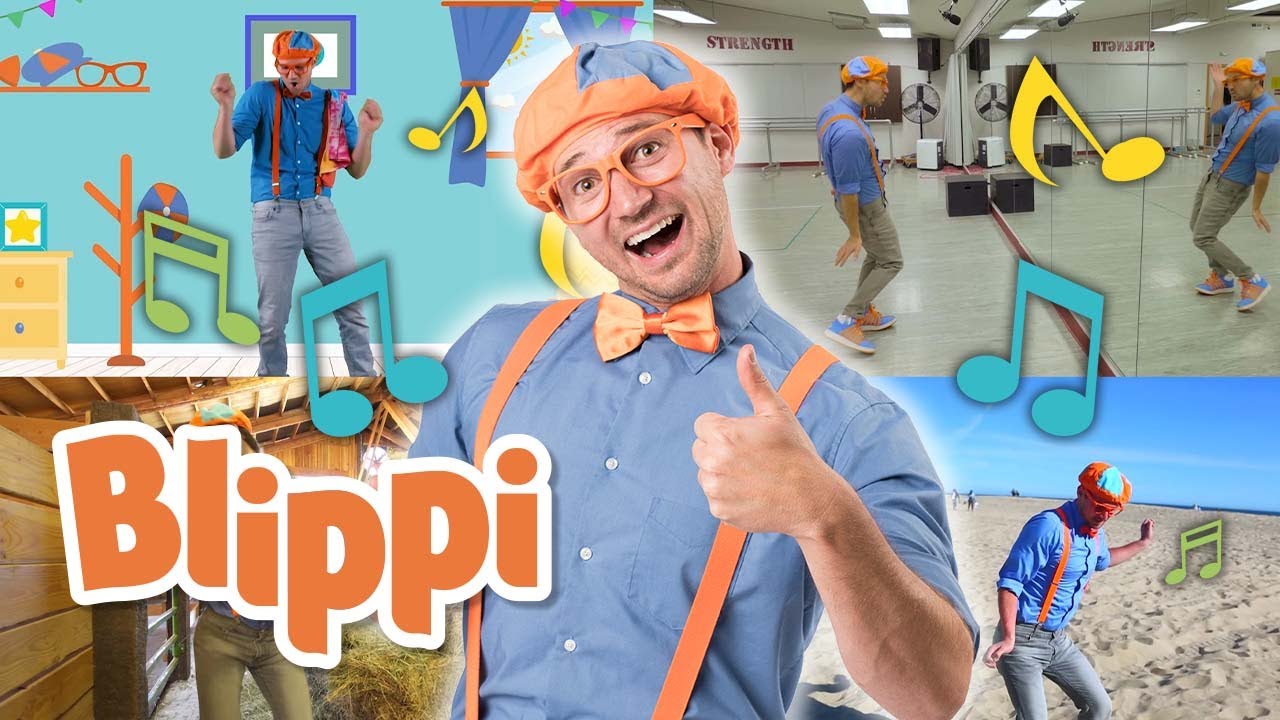 Move and Dance With Blippi Learn To Dance Educational Videos For Kids YouTube