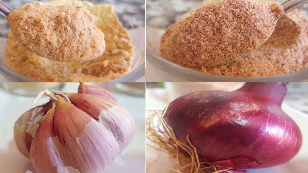 أسرع وأسهل طريقة لتجفيف الثوم والبصل في الفرن بالبيت والإحتفاظ به لوصفاتك