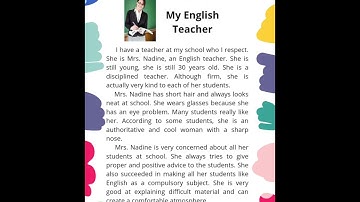 English Mini Project - Describing People (Descriptive Text)