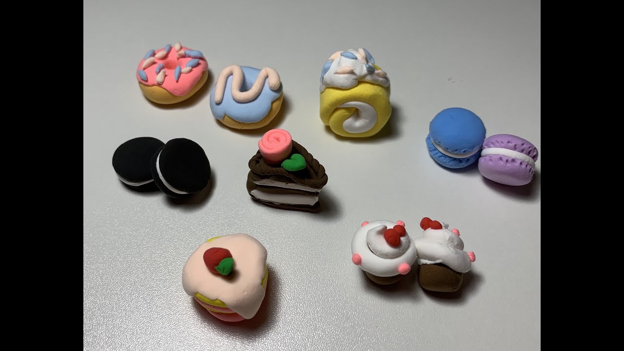 How to make miniature cakes with polymer clay| DIY Polymer clay mini ...