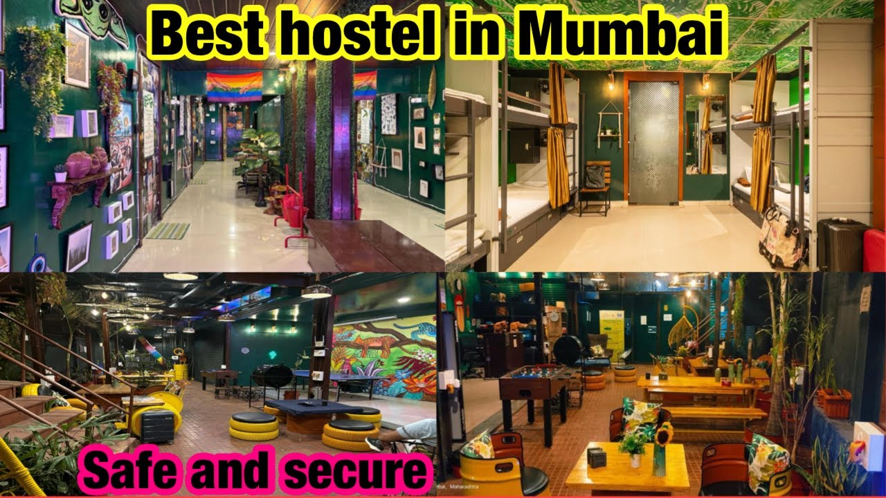 Best hostel in Mumbai, safe and secure cheapest accommodation nearby food market 