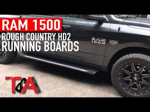 rough-country-hd2-running-boards-on-a-2014-ram-1500