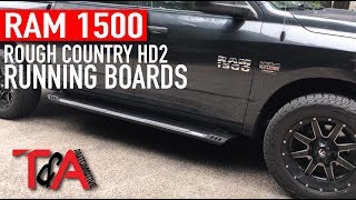 Rough Country HD2 Running Boards on a 2014 Ram 1500