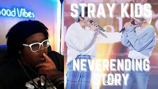 Is there anything he can't do? | [Special Stage] Stray Kids - Story That Won’t End | Reaction Resimi