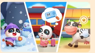 ❤️Baby panda's train adventure | baby panda | | kids cartoon | little panda | screenshot 4