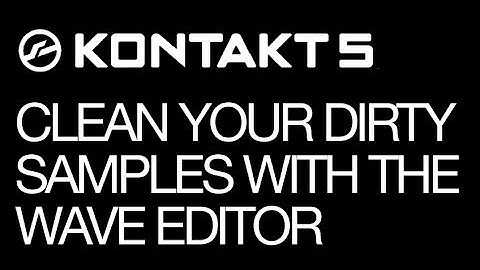 Clean Your Dirty Samples With The Wave Editor