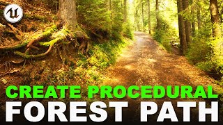 Create PCG Forest Path with Unreal Engine 5.3  Tutorial