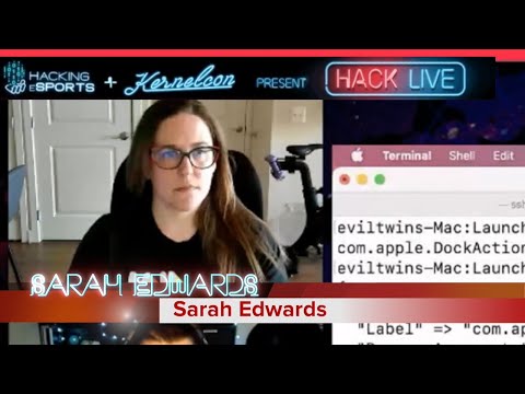 Digital Forensic Investigation with Sarah Edwards