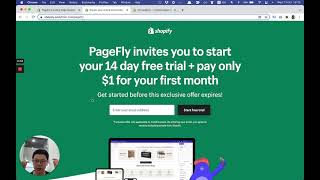 Shopify Free Trial 2021 - 1USD Exclusive Deal from PageFly Team