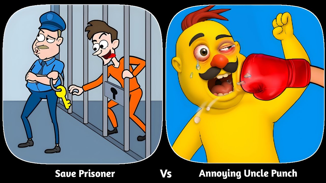 Save Prisoner Vs Annoying Uncle - iOS & Android Gameplay Walkthrough