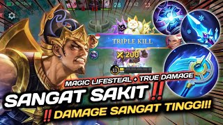 Download Lagu 🔴 DAMAGE SANGAT TINGGI‼️Magic Damage + Lifesteal: Build Gatot Terkuat Dan Tersakit 2026 MP3