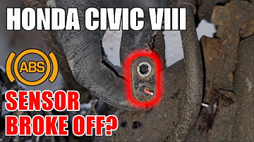 How To Change Rear ABS Sensor | Honda Civic 2005-2011 FN FK