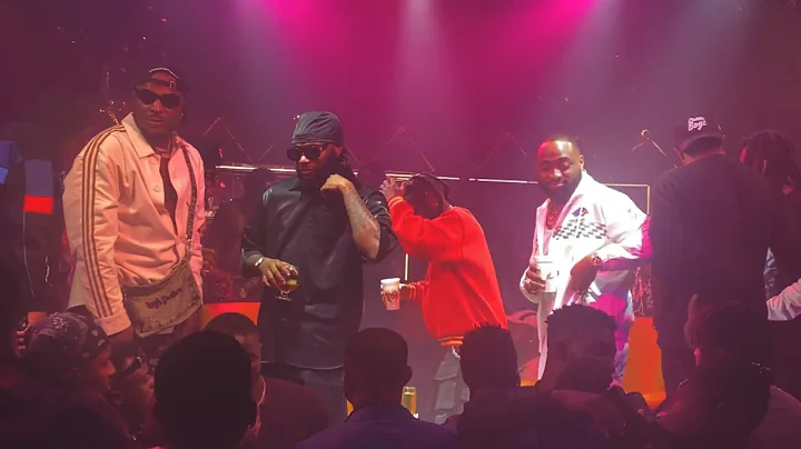 DAVIDO STORMS LAGOS CLUB WITH MAYORKUN, DREMO, PERUZZI, RAHMON JAGO, SKIIBII, OXLADE, ISRAEL, MAGIXX