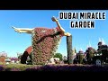 [4K] Insane Flower Structures at DUBAI MIRACLE GARDEN! Full Tour on a Saturday Weekend!