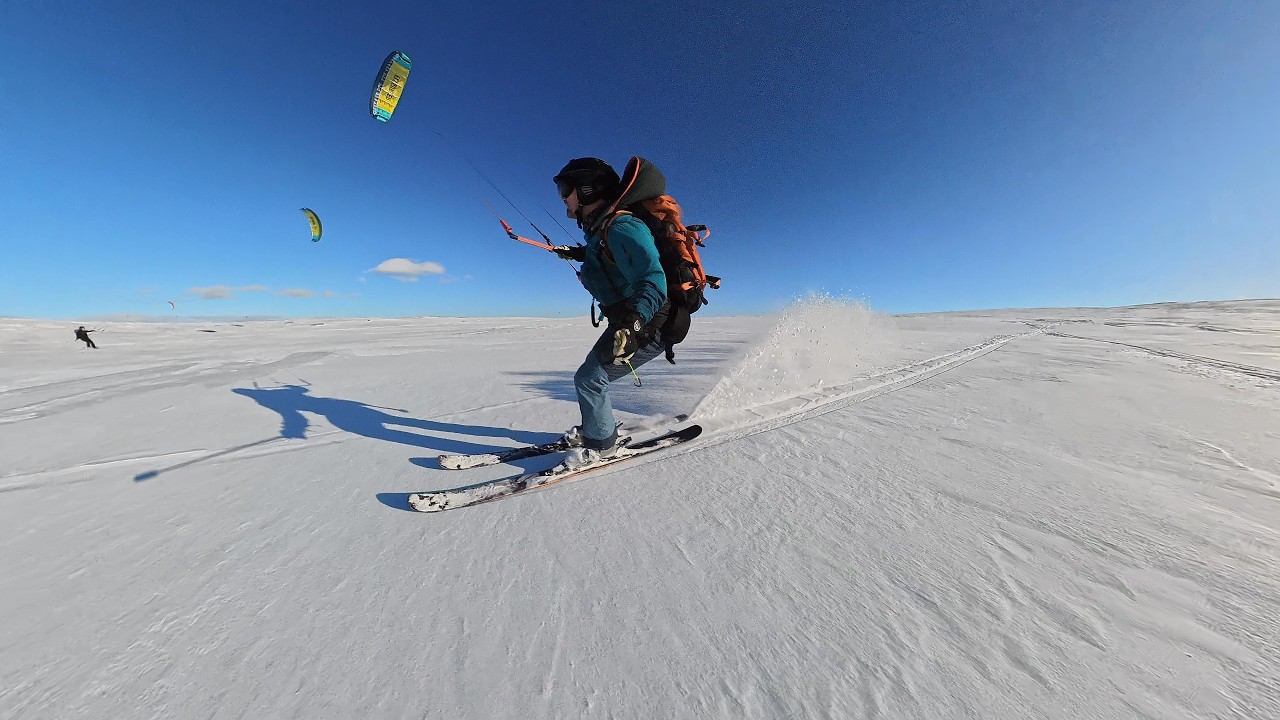 Snowkiting 28.feb Storlien 