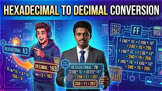 Hexadecimal to Decimal Conversion | Easy Trick with Examples