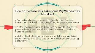 How To Increase Your Take-home Pay Without Tax Mistakes? - Your Paycheck Planner