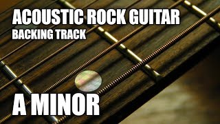 Acoustic Rock Guitar Backing Track In A Minor / C Major chords