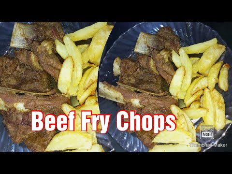 Fry beef Chops Recipe/instant and easy fry chops - YouTube