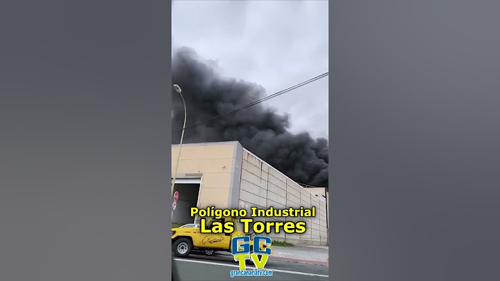 Incendio en el Polígno Industrial Las Torres, Las Palmas de Gran Canaria #grancanaria