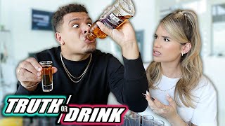 TRUTH OR DRINK w/ Girlfriend *EXPOSING EVERYTHING*