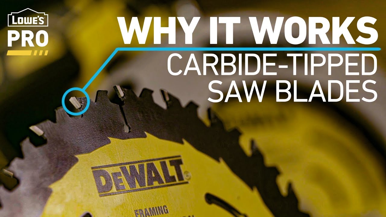 Why It Works: DeWalt Carbide Tipped Saw Blades