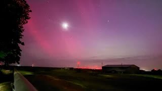 WATCH: Northern Lights put on beautiful display over Oklahoma