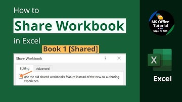 How to Share Workbook in Excel