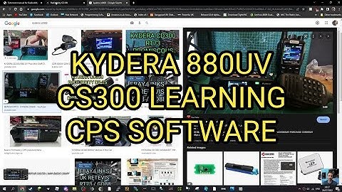LEARNING -CPS Software Kydera CD300/880UV Plus DMR U/VHF APRS